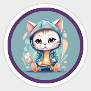 Kittie Hoodie Sticker